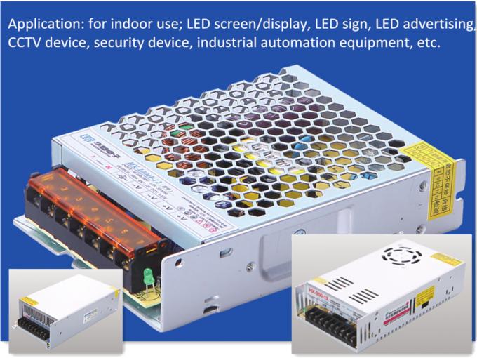 Wewnętrzny zasilacz LED IP20 12,5A 150 Watt Sterownik LED, zasilacz DC 12V 12,5A do zasilacza LED 0